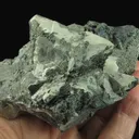 Anglesite Ps. Tennantite, on Galena - image 5