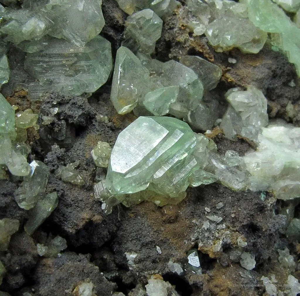 Anglesite (Rare Green Color!) - image 4