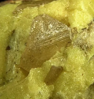 Anglesite, Sulfur - image 2