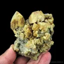 Anglesite With Cerussite, on Galena - image 1