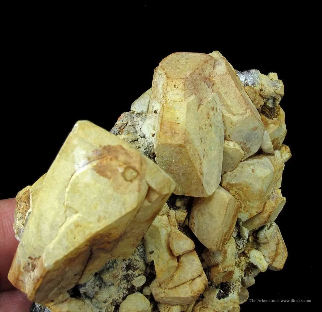 Anglesite With Cerussite, on Galena - image 2