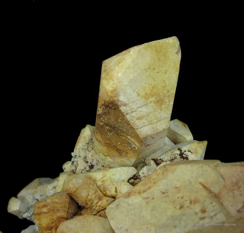 Anglesite With Cerussite, on Galena - image 3