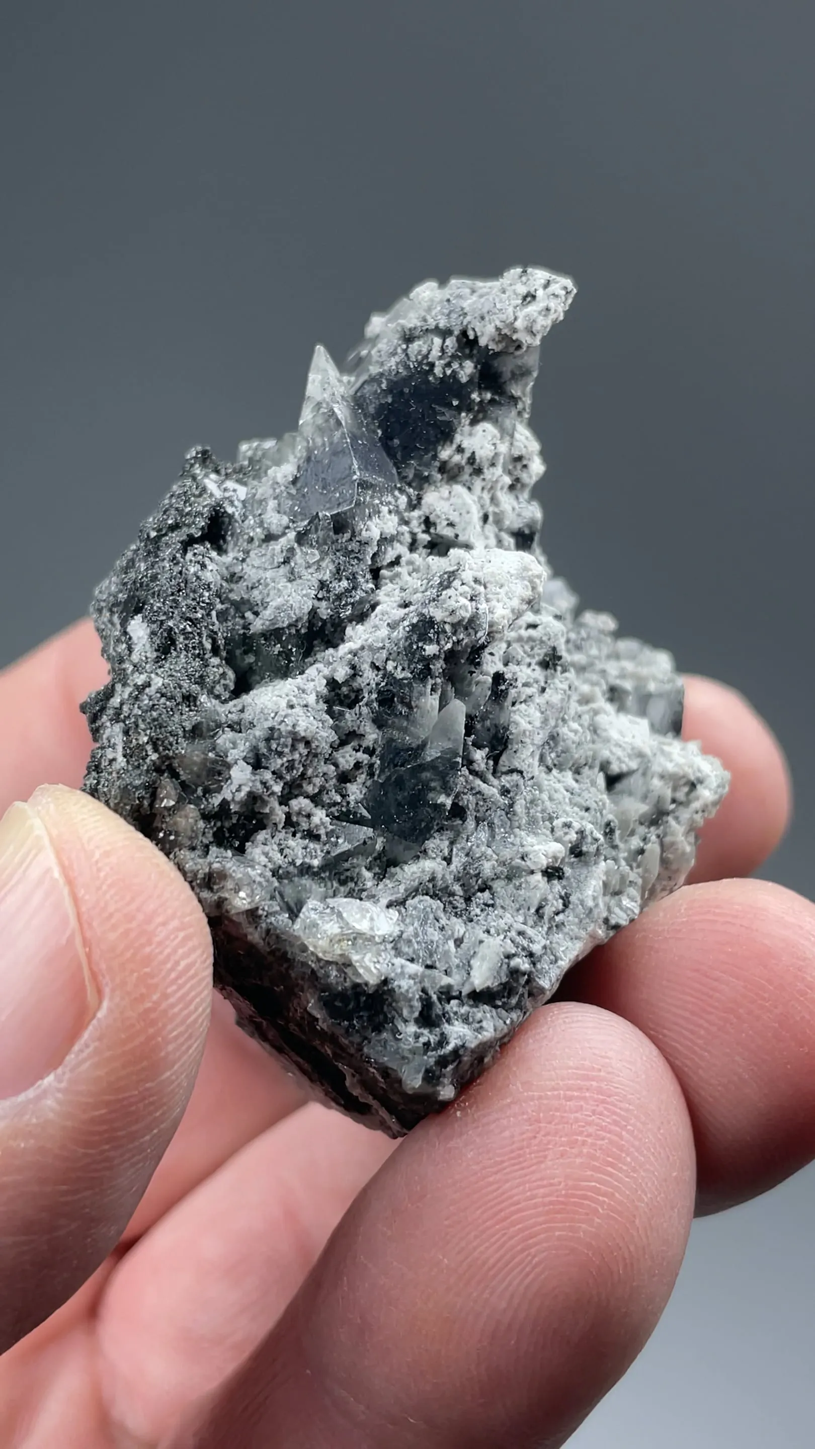 Anglesite with Quartz - image 2