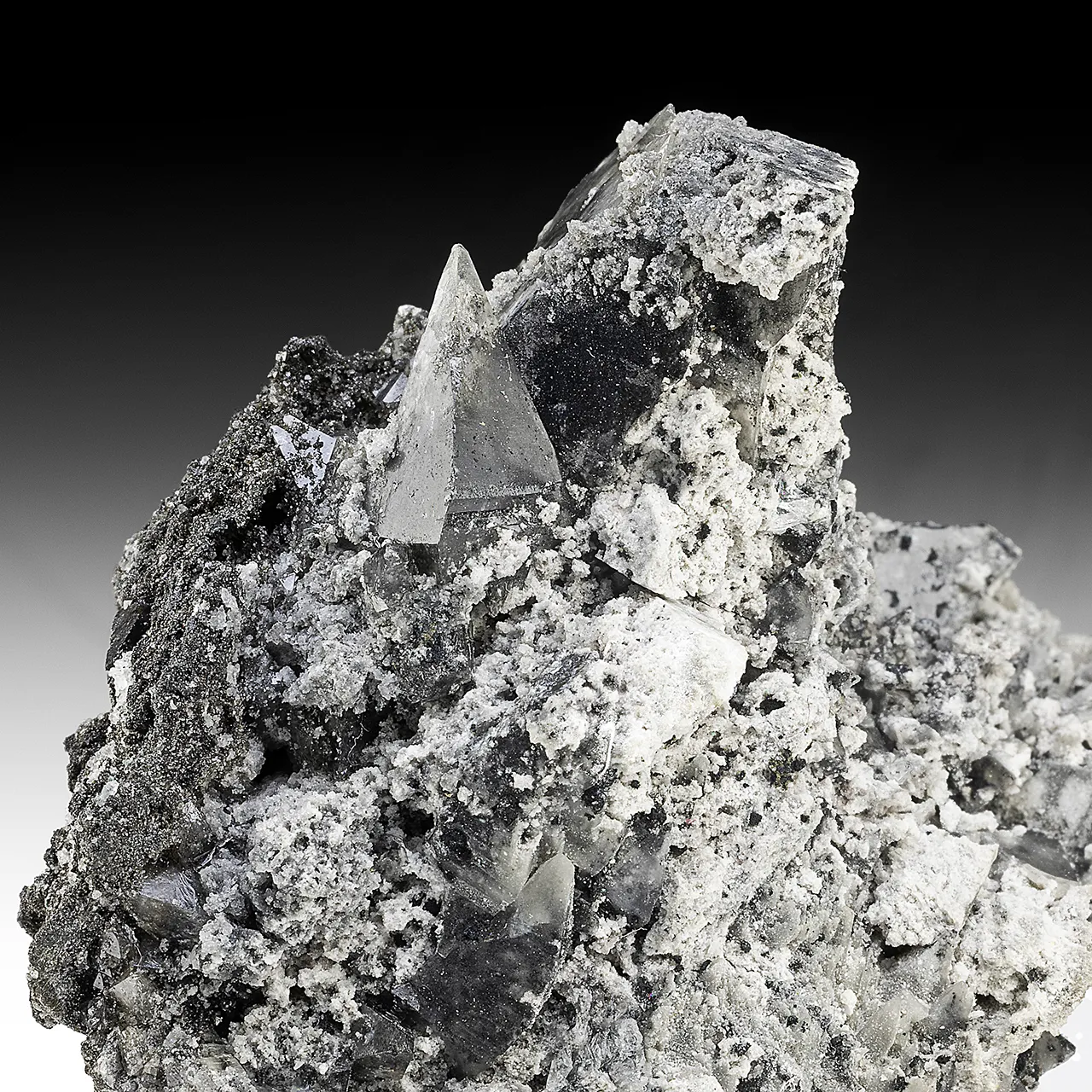 Anglesite with Quartz - image 1