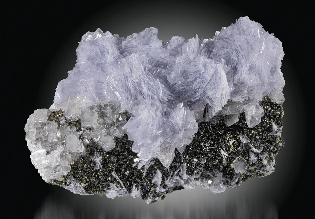 Anhydrite from Empire State No. 4 Mine, Balmat, New York, USA image