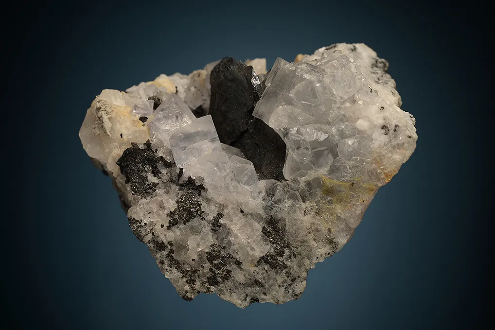 ANTIMONPEARCEITE on Fluorite - image 5