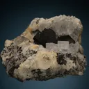 ANTIMONPEARCEITE on Fluorite - image 3