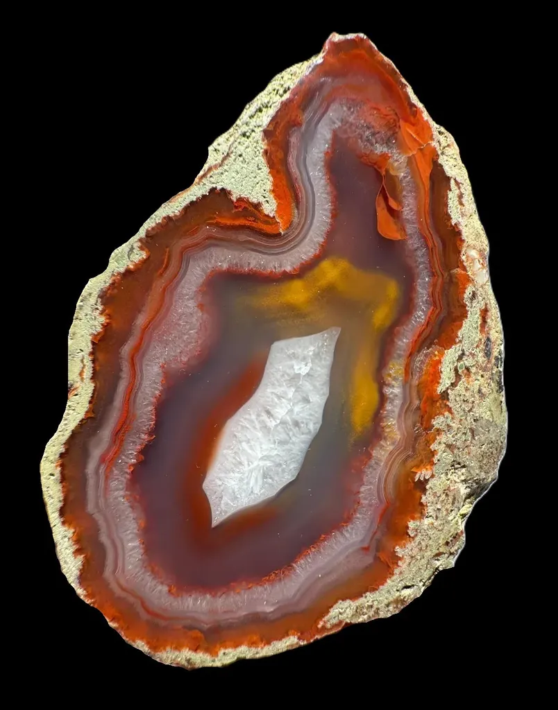 Apache Agate from Mexico, Chihuahua, El Apache Agate image