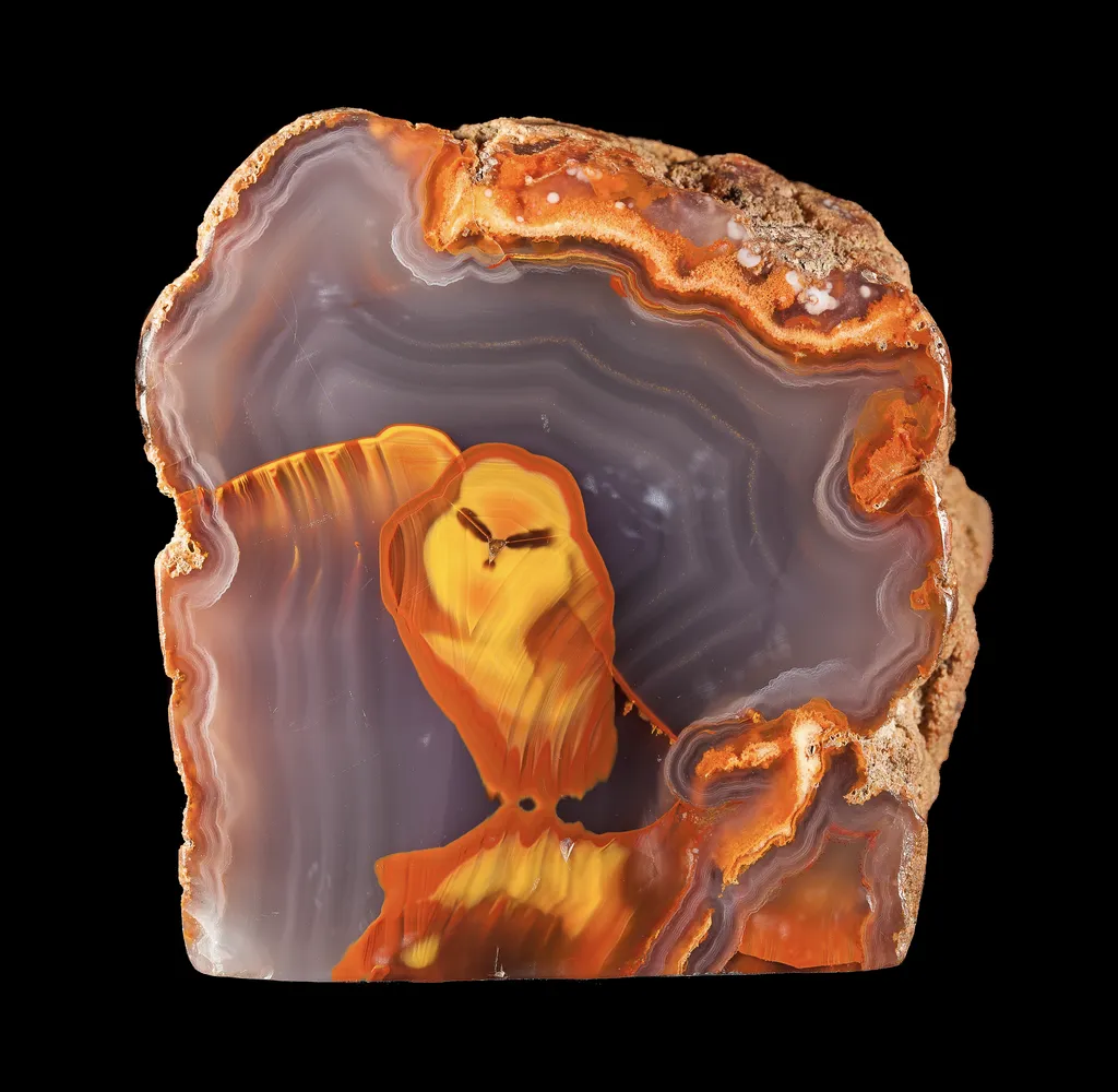 Apache "Hooded Owl" Agate image