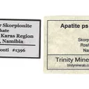 Apatite after SKORPIONITE - image 6