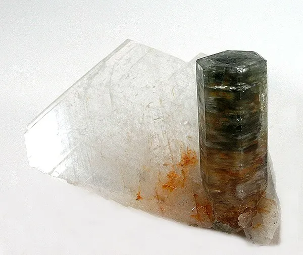Apatite-(Caf), Albite image