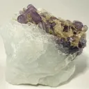 Apatite-(Caf), Bertrandite, Albite (Var: Cleavelandite) - image 1