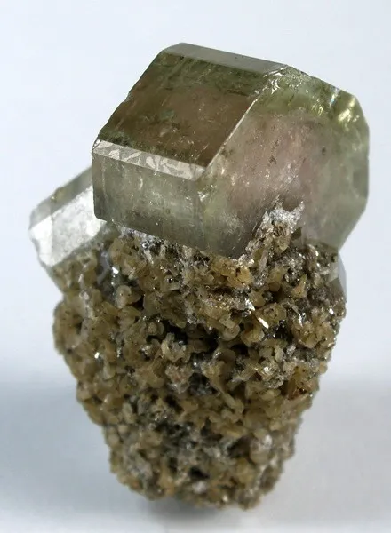 Apatite-(Caf), Siderite image