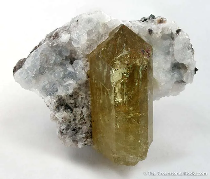 Apatite on Calcite - image 1
