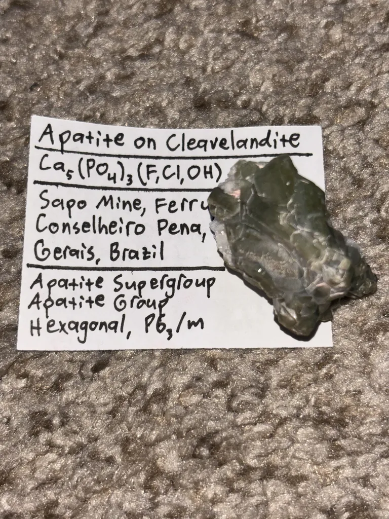 Apatite on Cleavelandite from Brazil, Minas Gerais, Sapo Mine - image 10