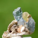 Apatite on Ghoshenite from Pakistan - image 4