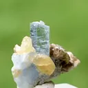 Apatite on Ghoshenite from Pakistan - image 6