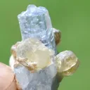Apatite on Ghoshenite from Pakistan - image 10