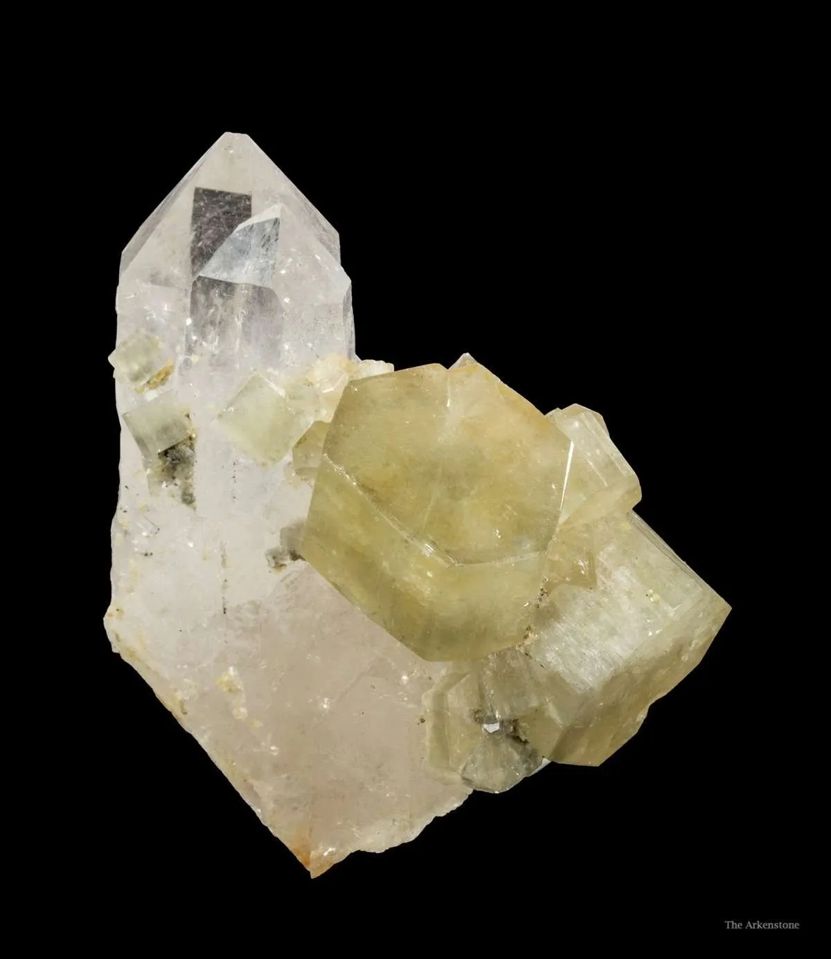 Apatite on Quartz - image 1