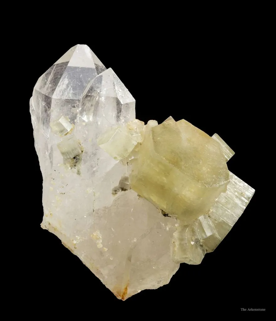 Apatite on Quartz - image 2