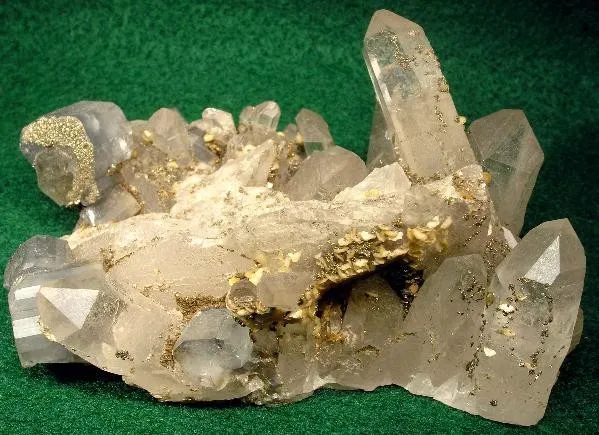 Apatite, Quartz, Pyrite image