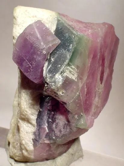 Apatite, Tourmaline, Albite image