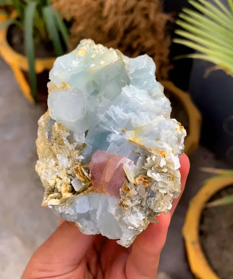 Apatite with Aquamarine from Pakistan - image 6