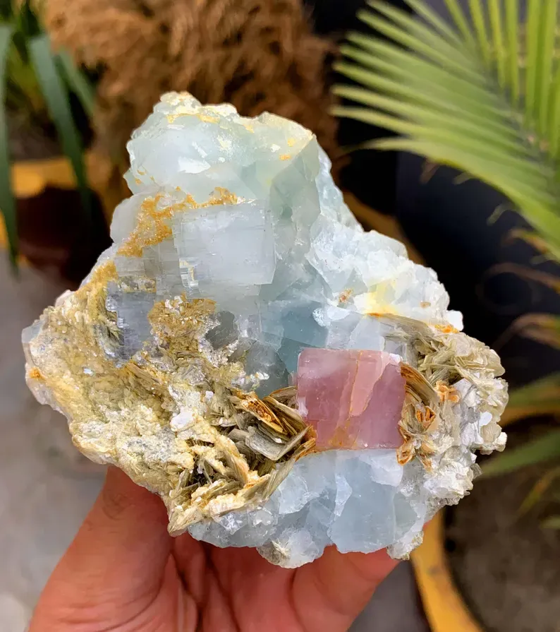 Apatite with Aquamarine from Pakistan - image 8