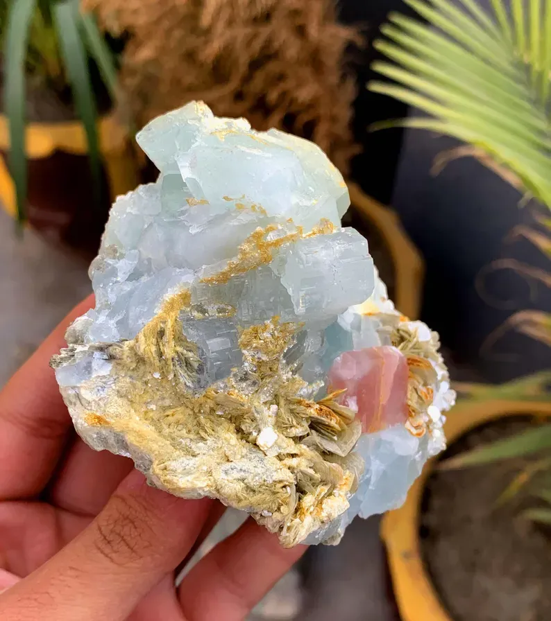 Apatite with Aquamarine from Pakistan - image 4