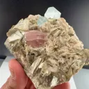 Apatite with aquamarine from Pakistan, Gilgit-Baltistan, Nagar District, Aliabad - image 6