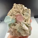 Apatite with aquamarine from Pakistan, Gilgit-Baltistan, Nagar District, Aliabad - image 5