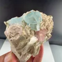 Apatite with aquamarine from Pakistan, Gilgit-Baltistan, Nagar District, Aliabad - image 4