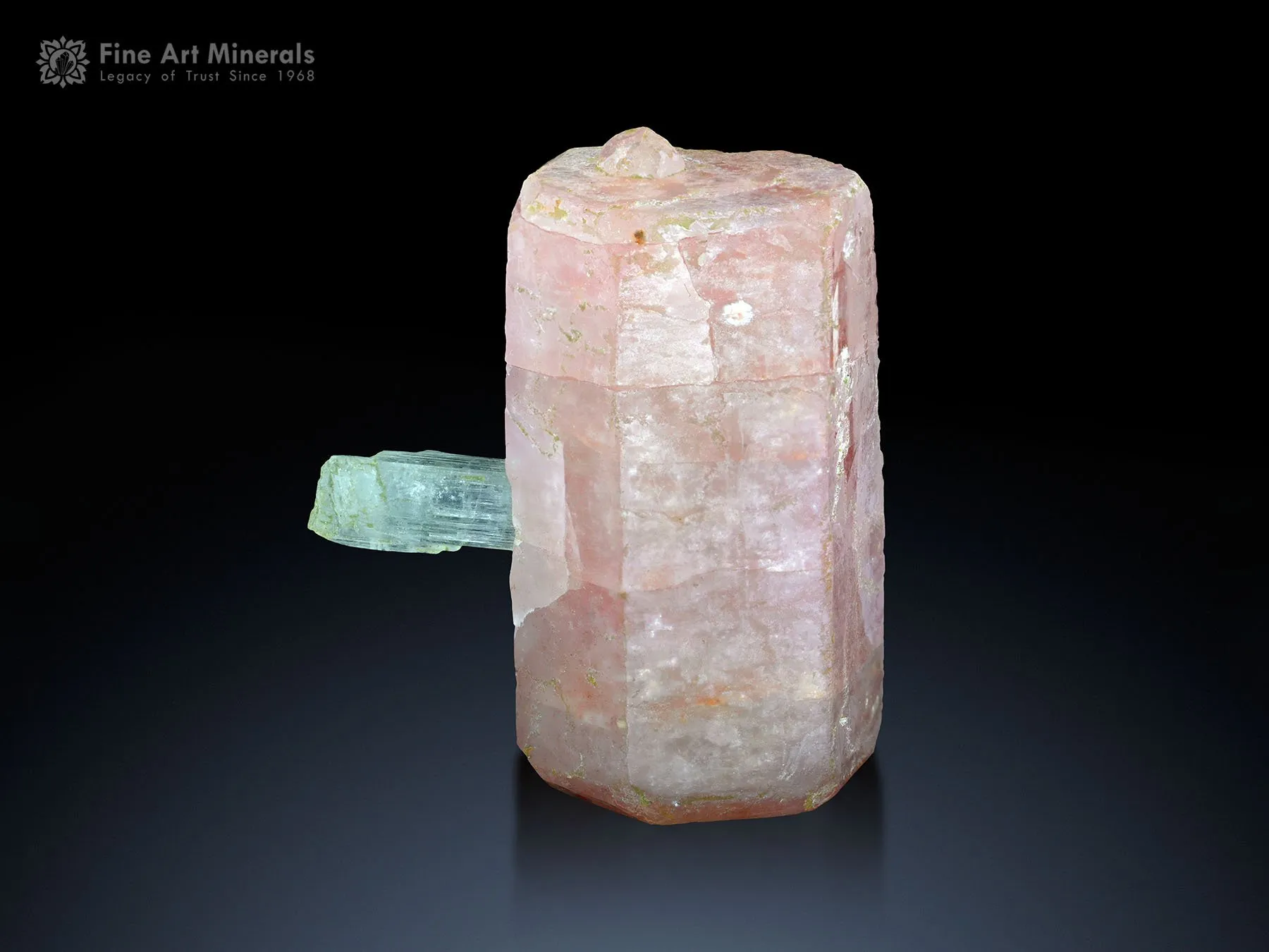 Apatite with Aquamarine from Shigar Pakistan - image 1