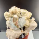 Apatite with etched aquamarine with tantalite from Pakistan,Skardu , - image 6