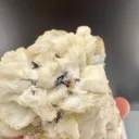Apatite with etched aquamarine with tantalite from Pakistan,Skardu , - image 2
