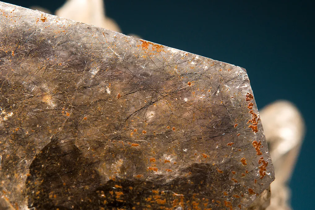 Apatite with Jamesonite Inclusions - image 3