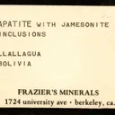 Apatite with Jamesonite Inclusions - image 10