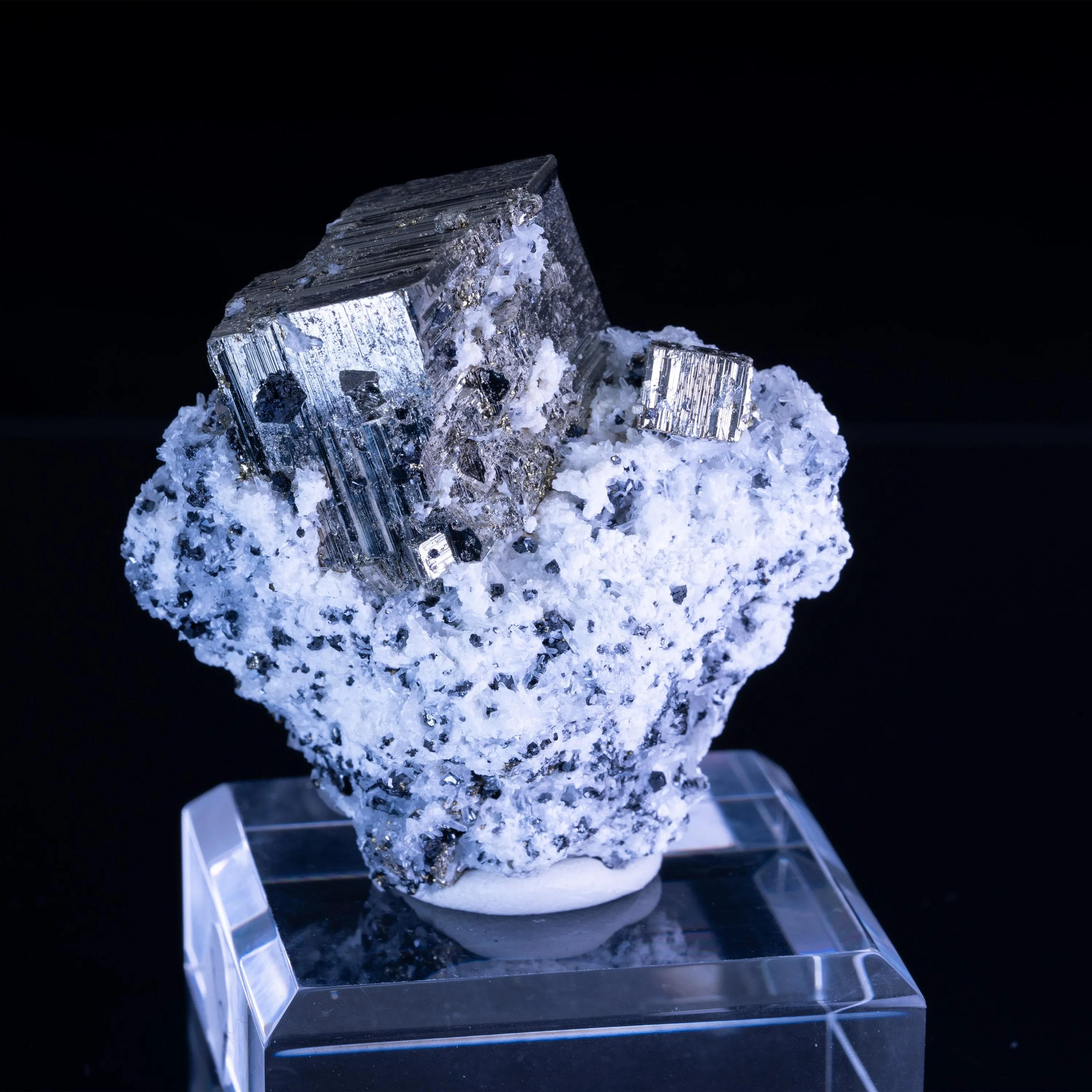 Apatite with Quartz & Pyrite - Peru - image 9
