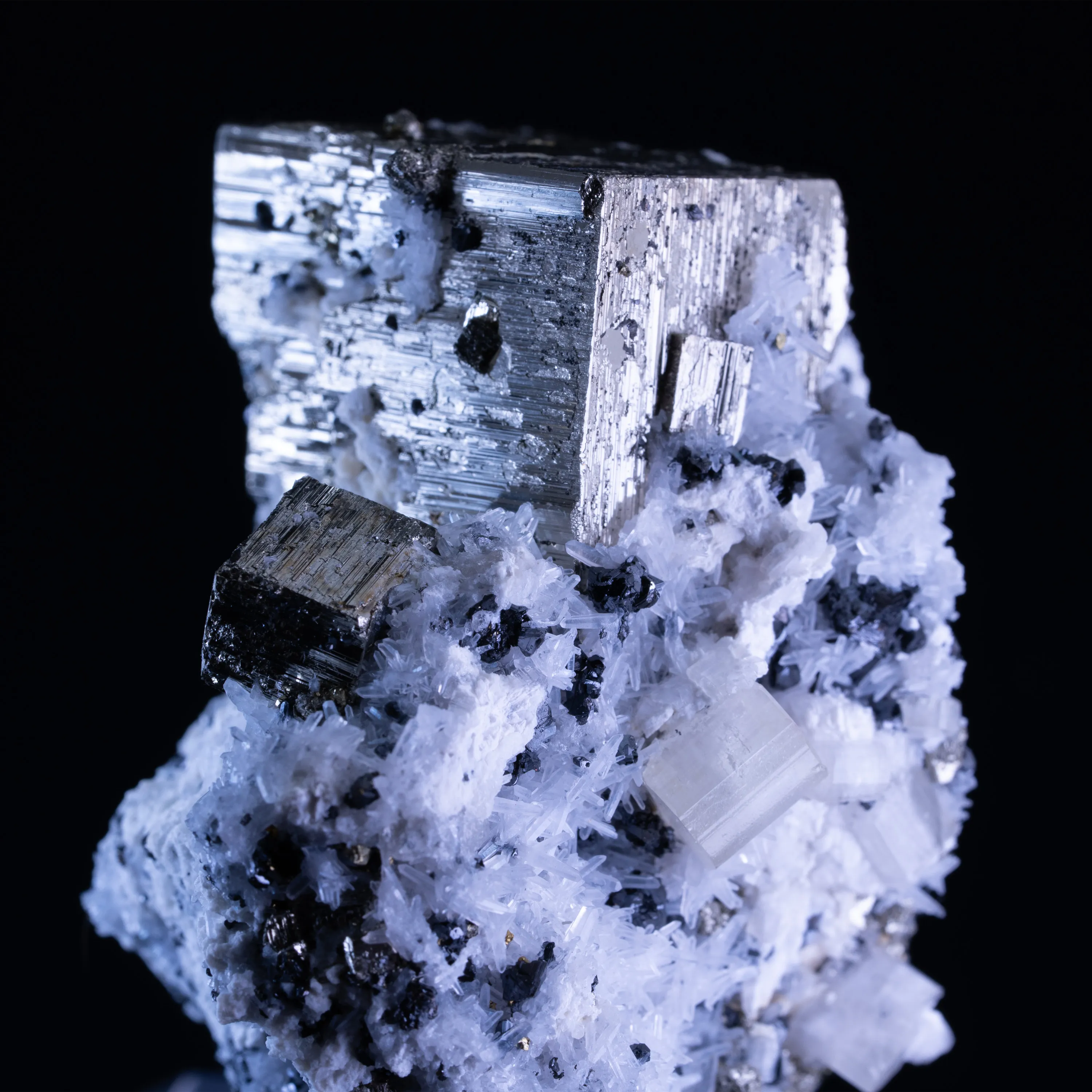 Apatite with Quartz & Pyrite - Peru - image 3