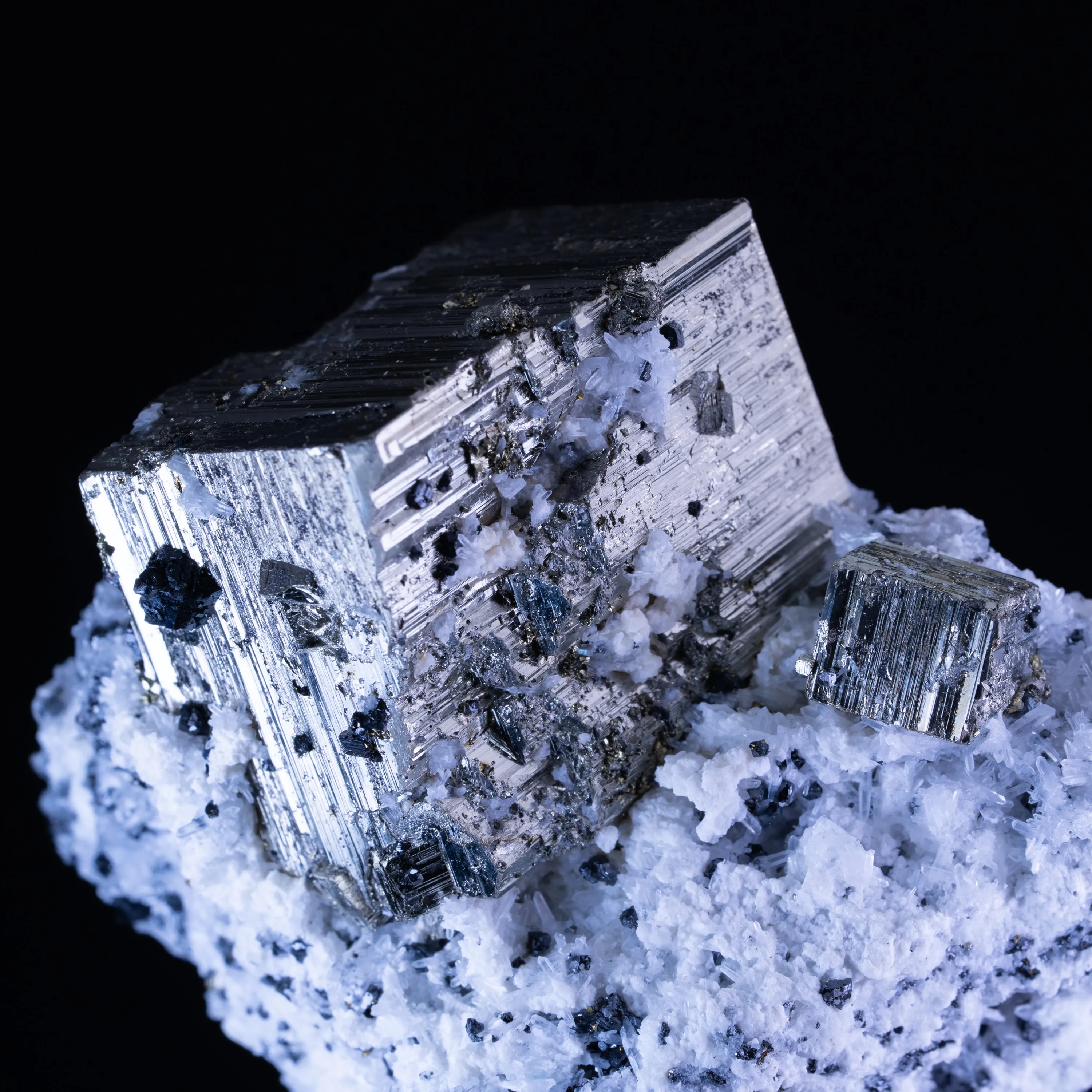 Apatite with Quartz & Pyrite - Peru - image 2