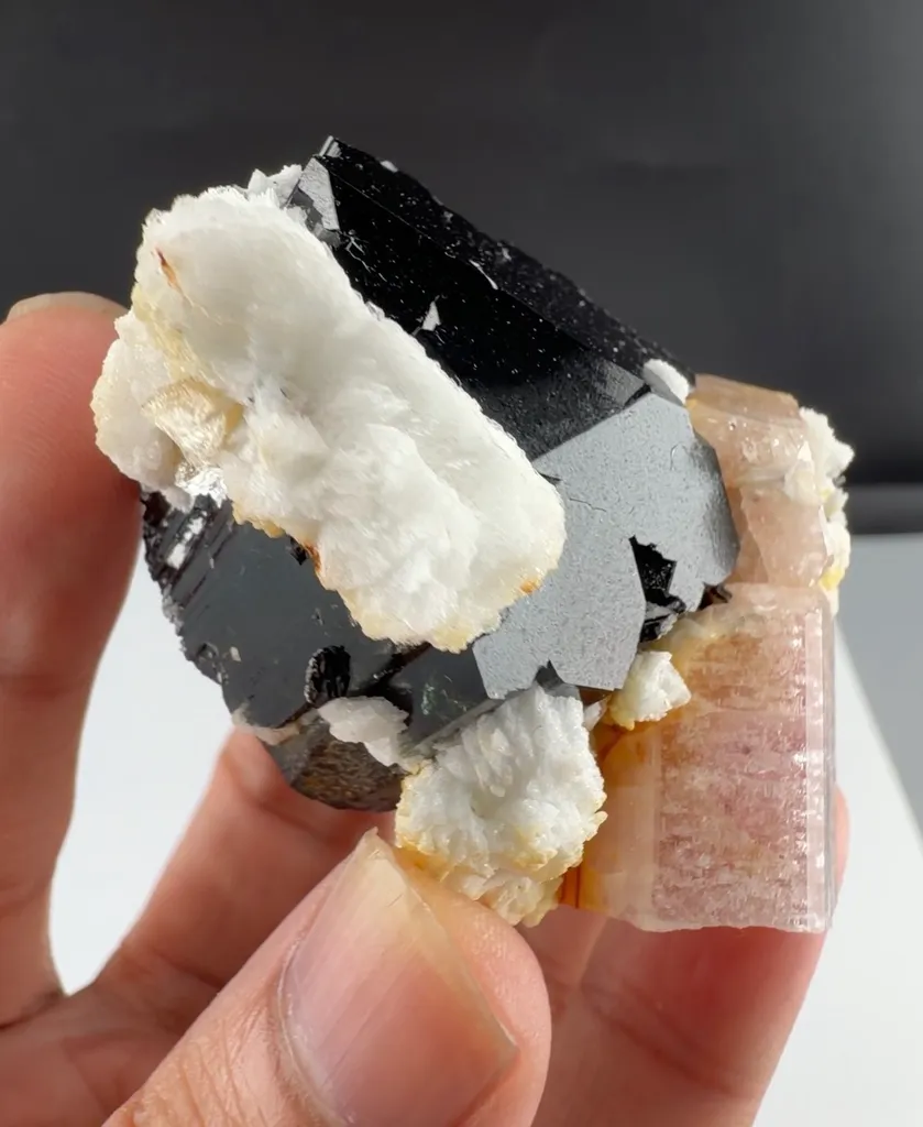 Apatite with tantalite with tourmaline from Pakistan - image 5