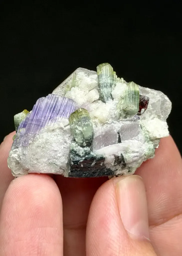 Apatite with Tourmaline, Tantalite and Muscovite - image 4