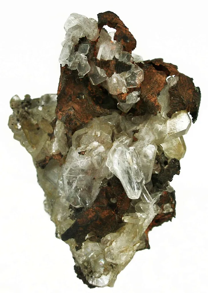 Apophyllite & Copper image