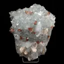 Apophyllite crystal with Stilbite & Heulandite Natural Mineral Specimen - image 1