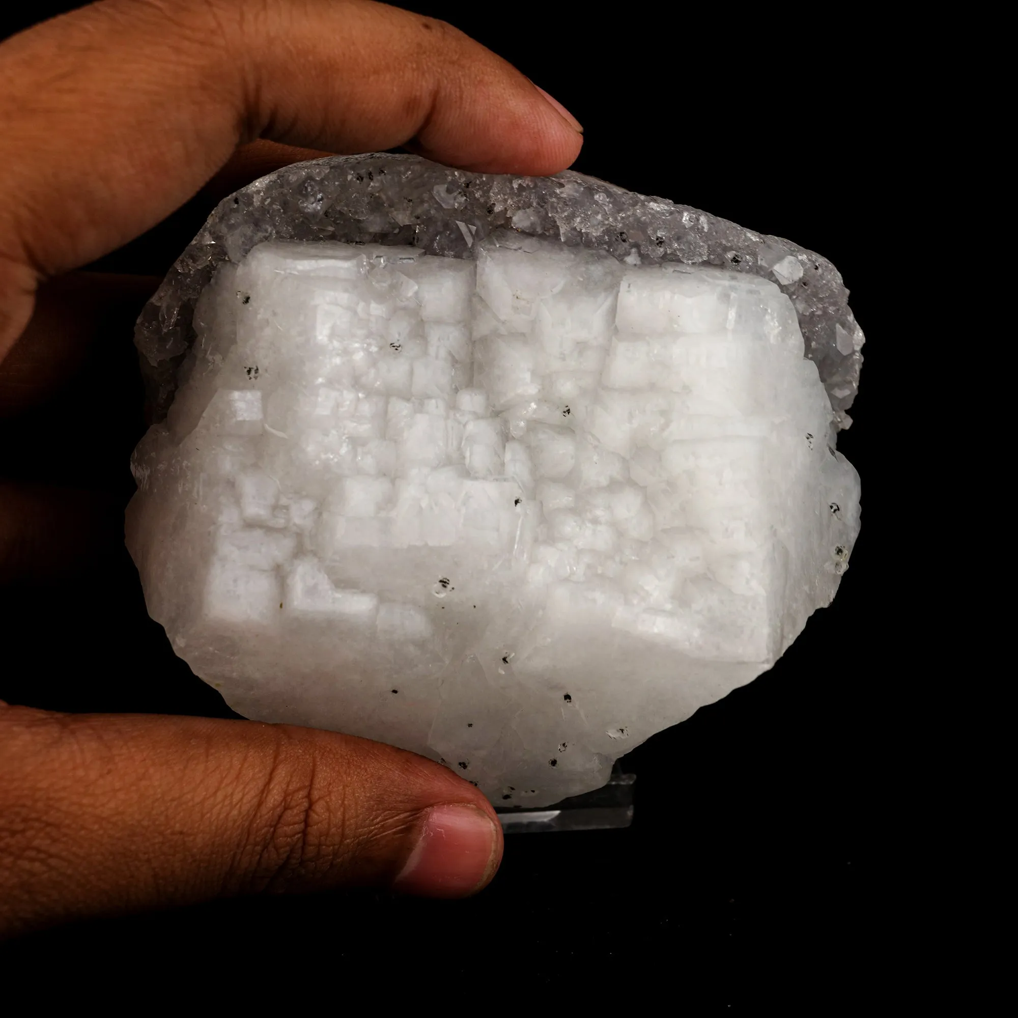 Apophyllite Cube Natural Mineral Specimen - image 4