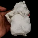 Apophyllite Cube with Chalcedony Natural Mineral Specimen - image 5