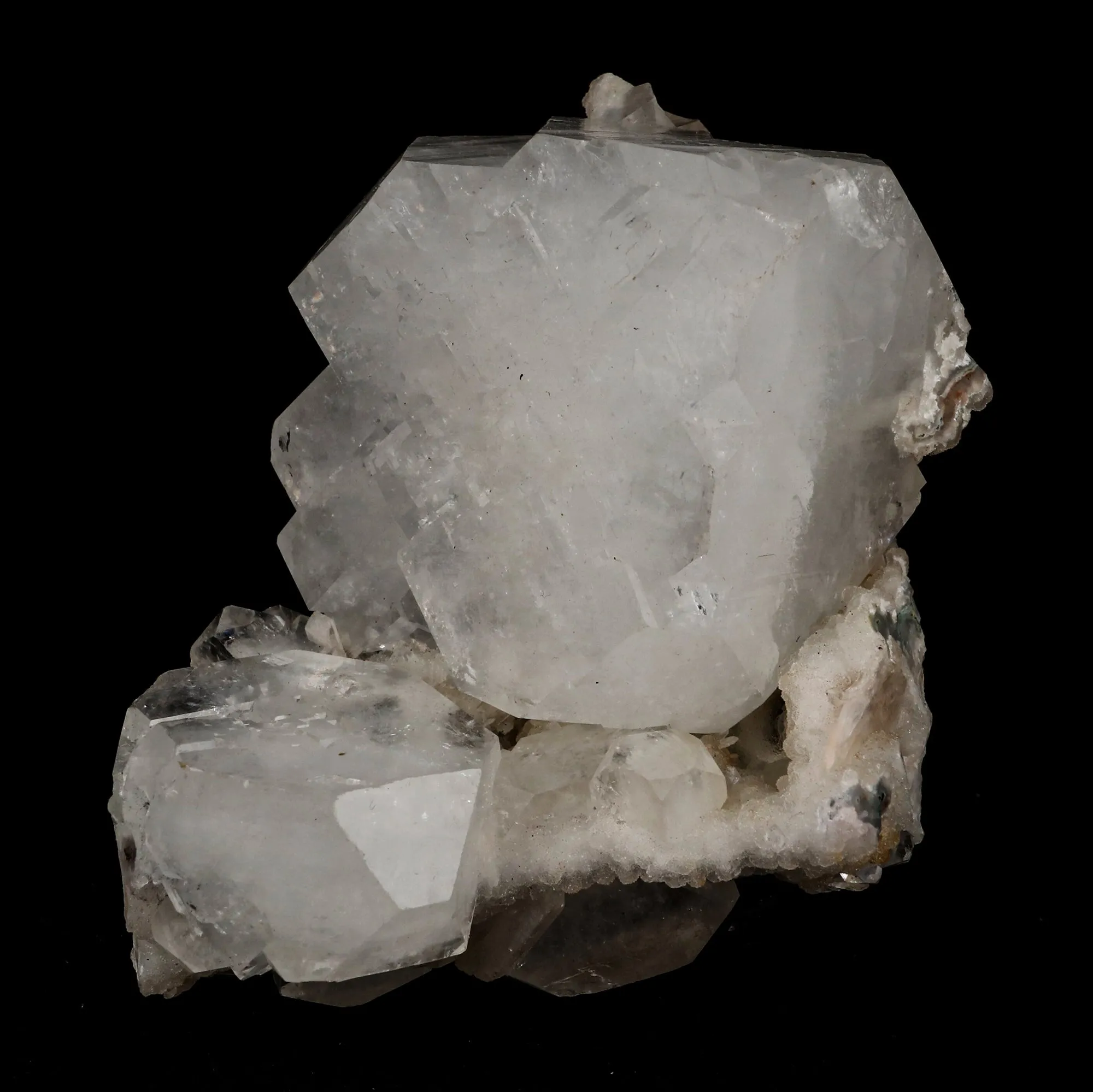 Apophyllite Cube with Chalcedony Natural Mineral Specimen - image 2