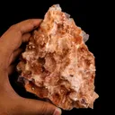 Apophyllite Cube with pink Stilbite Natural Mineral Specimen - image 5