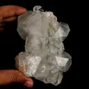 Apophyllite Cube with Stilbite and Chalcedony Natural Mineral Specimen - image 5