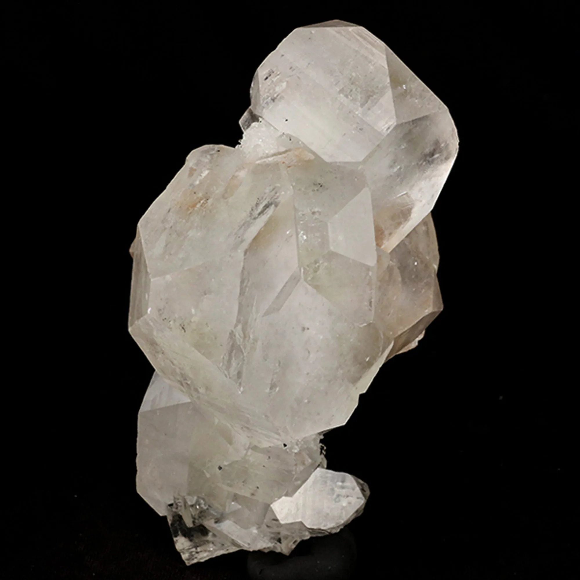 Apophyllite Cube with Stilbite and Chalcedony Natural Mineral Specimen - image 3